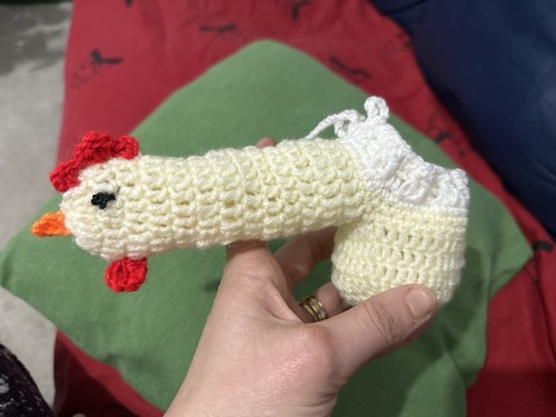 Novelty chicken willy - chicken, warmer