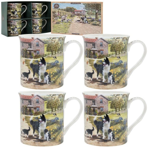 Mugs collie and sheep - 4,