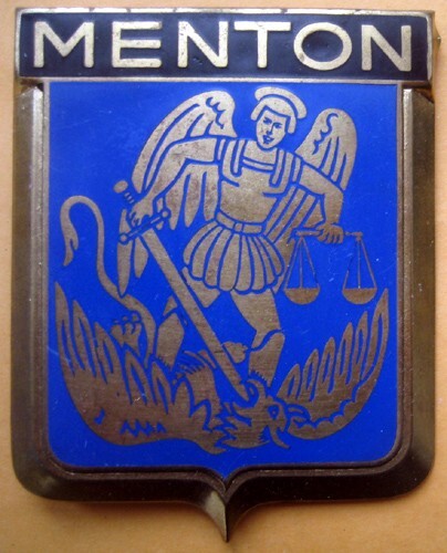 Badge auto car - drago, 1950s