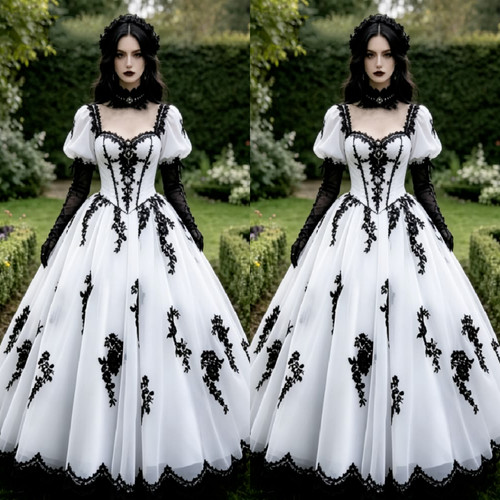 Gothic wedding dresses with - gothic,
