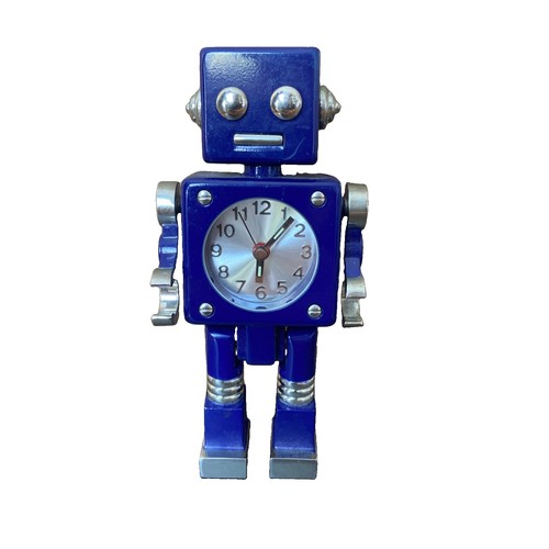 Robot clock alarm - robot, &