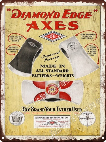 1935 diamond edge - diamond, axes