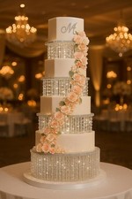 Crystal Chandelier Cake Stand