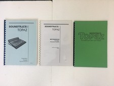 Soundtracks Topaz Manuals. User/Service, Automation Manual, Meter Bridge Manual