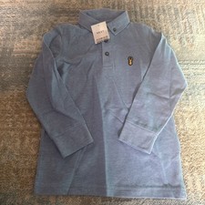 NEXT Boys Blue Polo Shirt Long