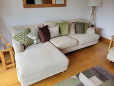 Next 4-seater chaise sofa in