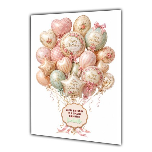 Personalised birthday card - personalised,
