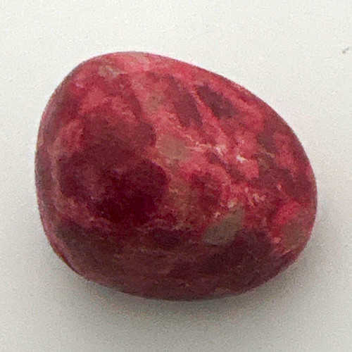 Red polished tumbled crystal - red,