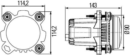Hella headlight lamp - hella,