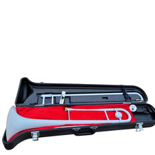 White Yamaha YSL 354 Trombone