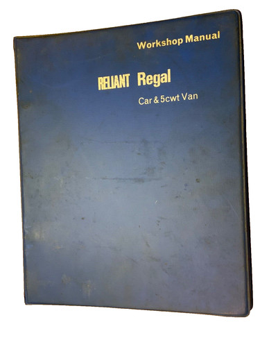 Reliant regal 325 car and - and, van