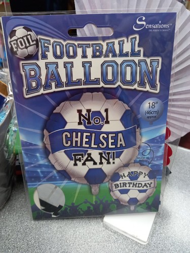 Football fan chelsea - 18", happy