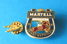 1996 Martell Cognac Grand National Horse Racing Pin Badge & Logo Pin. VGC