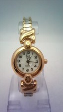 NEW Phillip Mercier Ladies Gold Plated Mother of Pearl Face Quartz Watch POR6742