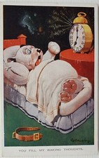 G.E. Studdy. "Bonzo". You Fill My Waking Thoughts. Valentine's No. 1370.