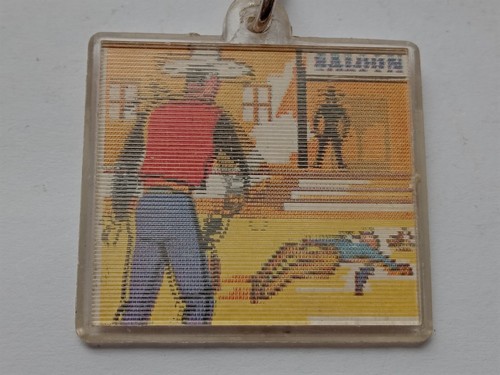 Vintage retro keyring - vintage,