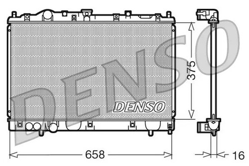 Denso radiator drm45004 for - denso,