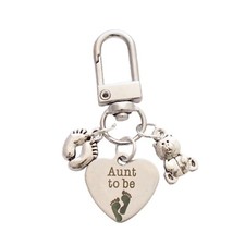 "Aunt to be" - Baby Pregnancy Announcement - Keepsake - Bag Charm