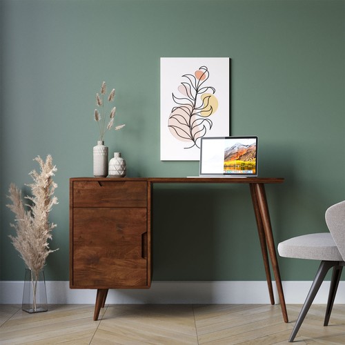 Retro scandi honey solid - honey,