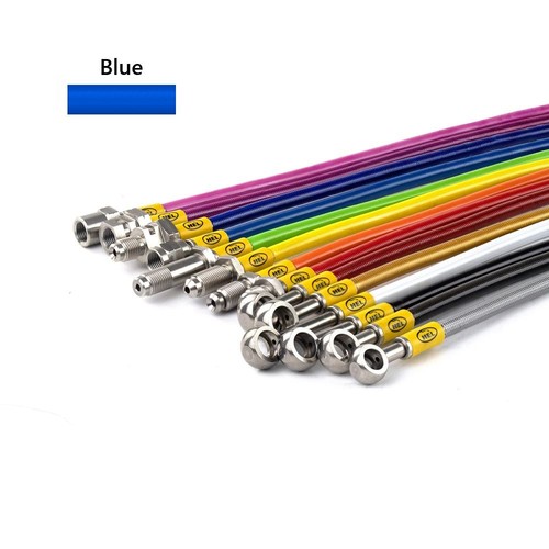 Blue hel clutch braided hose - hel,