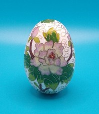 Vintage Egg Cloisonne Metal
