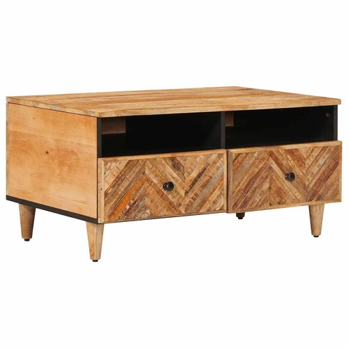 Coffee table with drawer brown - coffee,