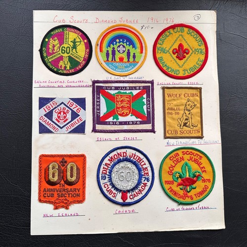 Assorted vintage cub scouts - 9x,