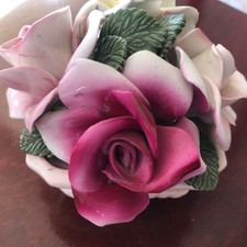 Thorley - Staffordshire Pottery Square bowl of roses