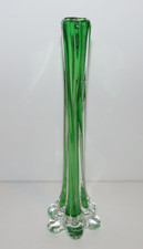Vintage Green Twisted Stem