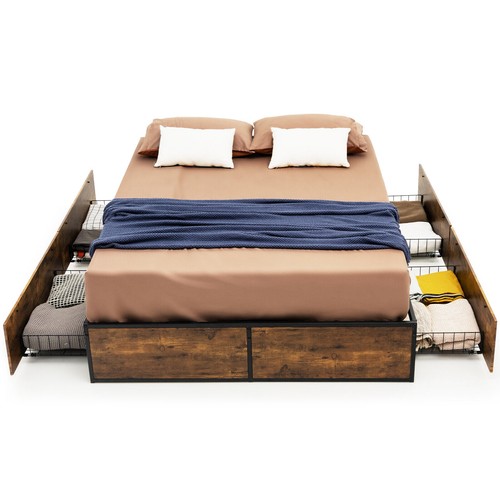 Base small double iron - iron, bed