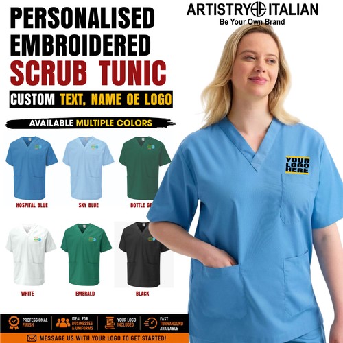 Personalised embroidered text - embroidered,