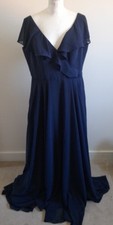 Long Navy, Bridesmaid, Prom, Evening Dress, Size 20, Linzi Jay, Brand New