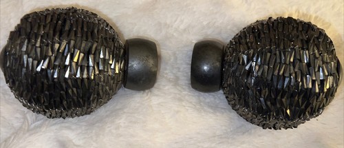 Kirsch grey metal - metal, beaded
