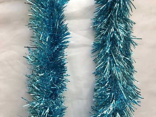 Ice blue tinsel christmas - ice,