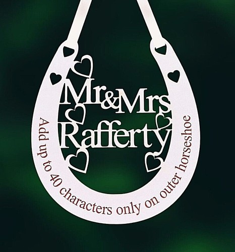 Personalised wooden wedding - personalised,