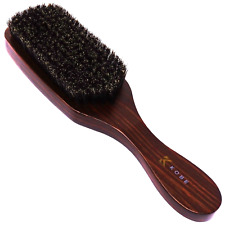 Kobe Pro Large Club Hairbrush, Vintage Design Boar Bristles, Ideal for Barbers