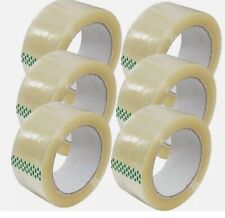 6 Rolls CLEAR SELLOTAPE Easy Tear 20mm x 33M STICKY TAPE  PACKAGING TAPE
