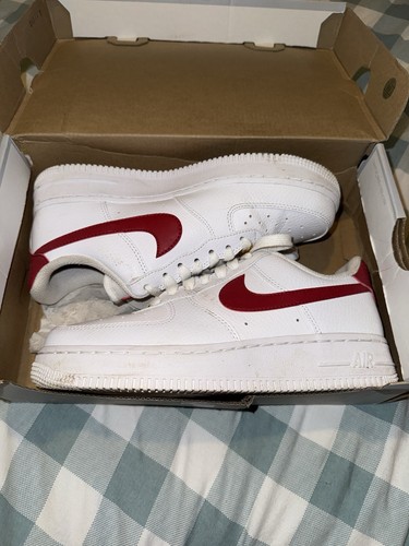Nike air force white red - '07, white/red