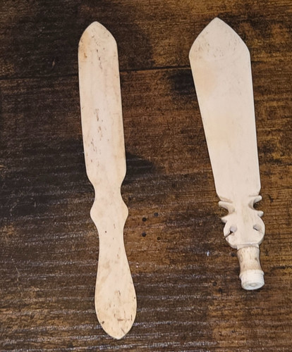 Antique bone page - bone, +
