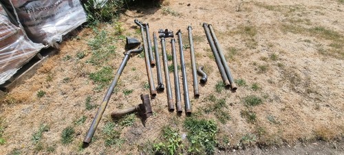 Cast iron rainwater down - down, pipes