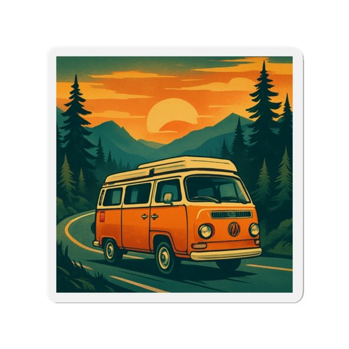 Die cut fridge magnet vintage - magnet,