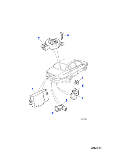 Jaguar reversing aid - reversing,