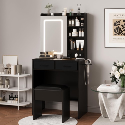 Dressing table with led lights - dressing,