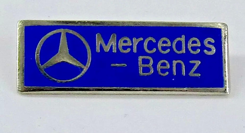 Vintage mercedes benz enamel - mercedes,