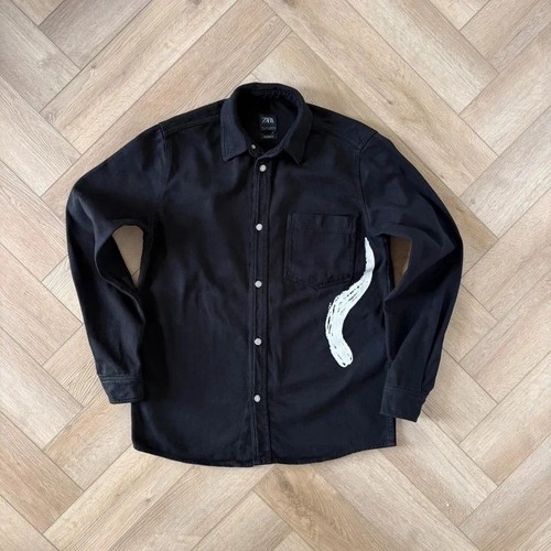 Zara thick denim shirt - zara,
