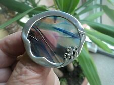 Scottish Art Nouveau Silver Brooch & Pendant - Pat Cheney  John Ditchfield Glass