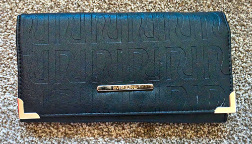 River island black faux - river,