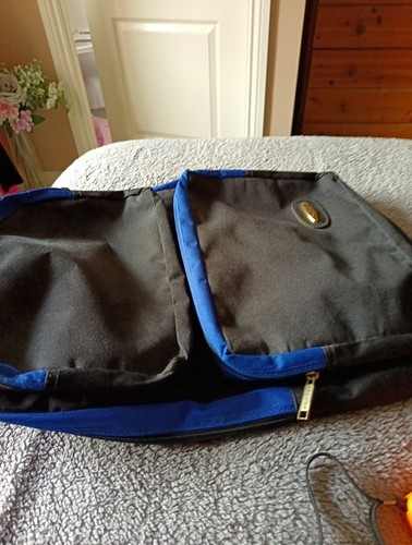 Men black and blue backpack - and,