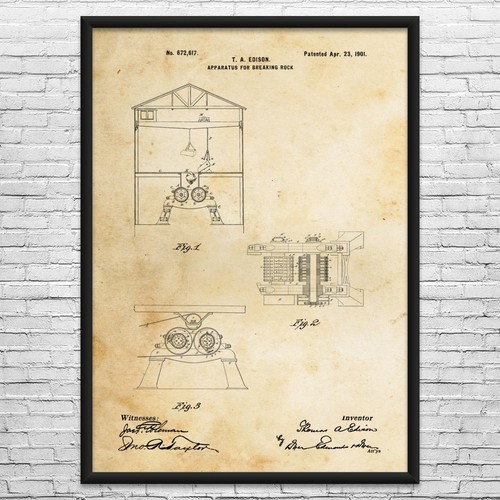 Edison rock crusher patent - crusher,