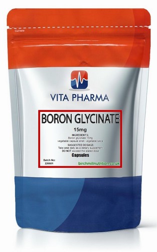 Boron glycinate 15mg - boron, 120